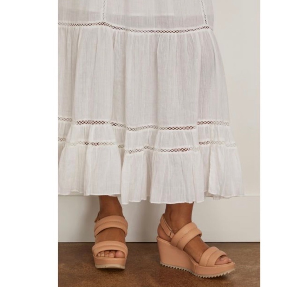 New in Box Pedro Garcia Fioralba Wedge Sandal in Arcilla Pebble Nappa - 40 - Picture 3 of 12